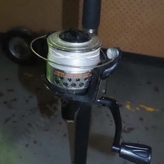surf caster rod and reel