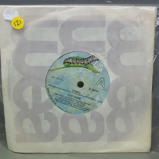 45 RPM single - Toy Love - Squeeze / Rebel - 1979 Elektra Z10015