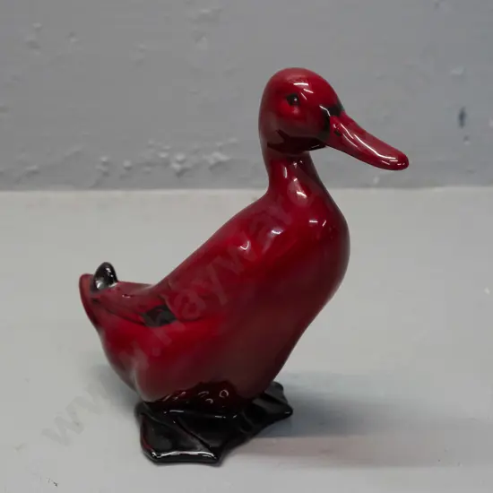 Royal Doulton Flambe duck figure H-170 L-190