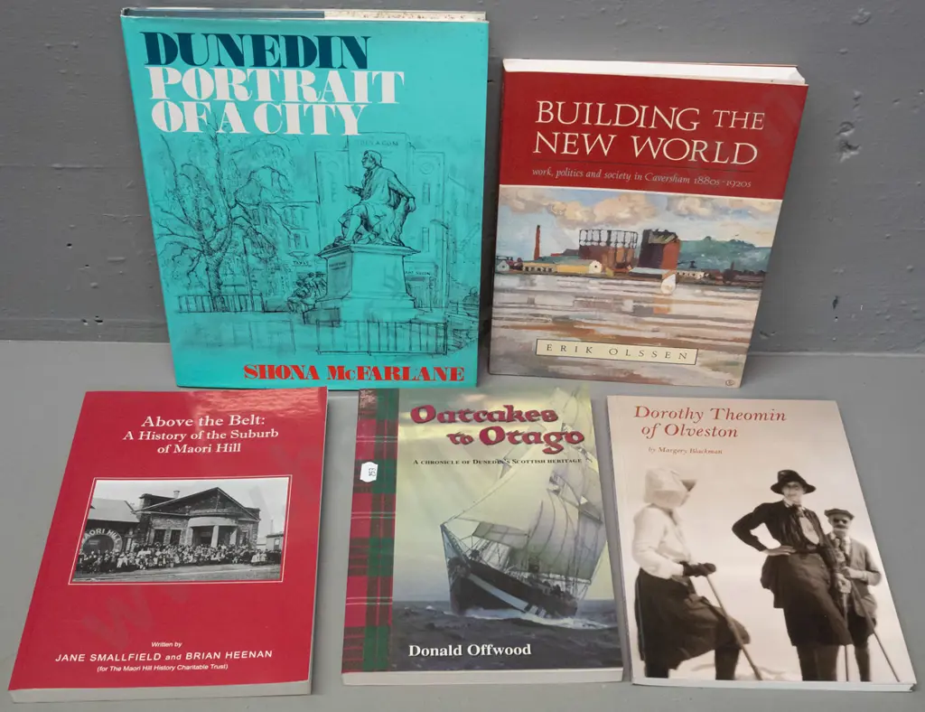 5 Otago area local history publications - Olveston, Maori Hill, Caversham, etc. Image 1++