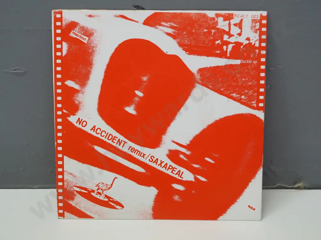 45 RPM single - Car Crash Set - No Accident / Saxapeal / 1984 Reaction/RCA Image 1++