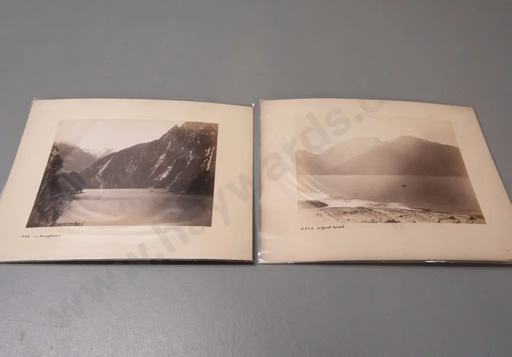 11 vintage NZ photos, some mounted on double sided cards, some loose - Lawrence & North Dunedin schools, sports team, Image 1++