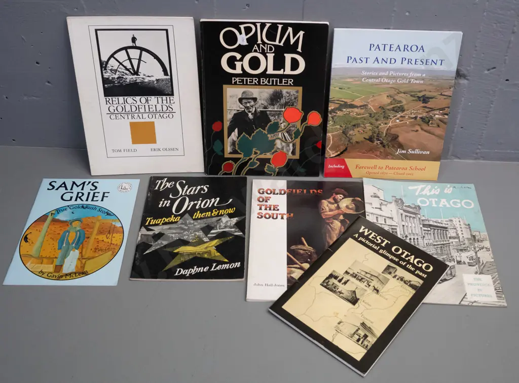 8 central Otago and goldfields local history books and publications Image 1++
