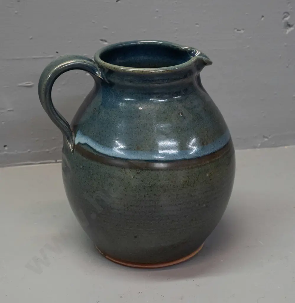 Paul Melser New Zealand studio pottery large jug H-240 W-190 Image 1++