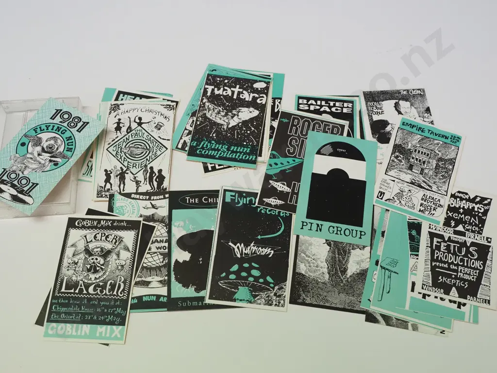 Flying Nun 1981-1991 10th year anniversary collector card set in plastic cassette case Image 1++