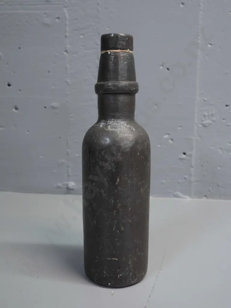 glass bottle encased in lead H-250 Image 1++
