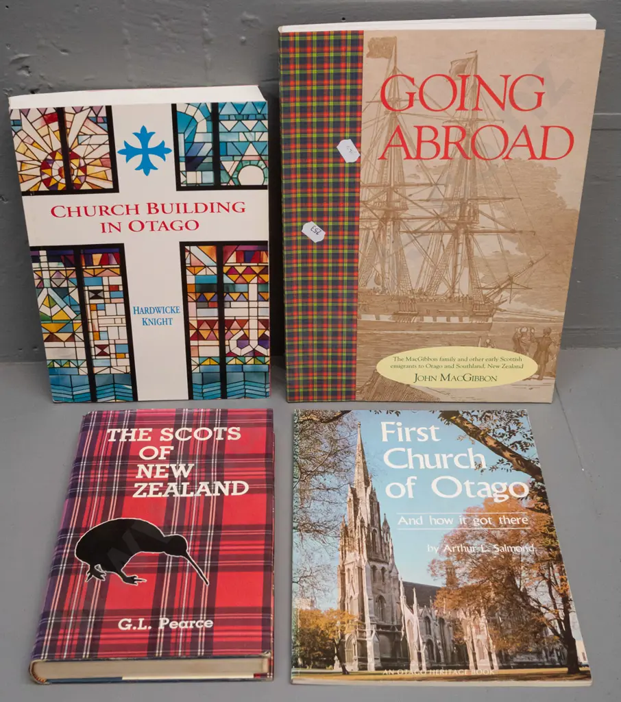 4 Otago area local history publications - Church Building in Otago, Scots settlers etc. Image 1++