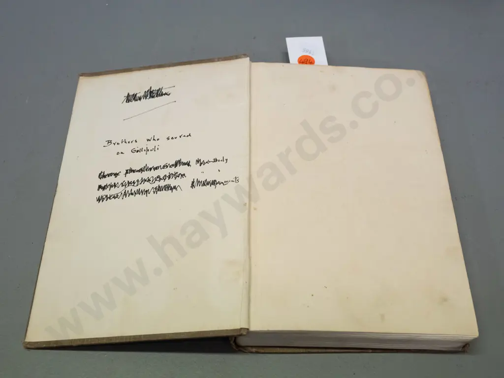 2 WWI history books - Official History of the Otago Regiment NZEF, and New Zealanders at Gallipoli, pub 1919 Image 1++