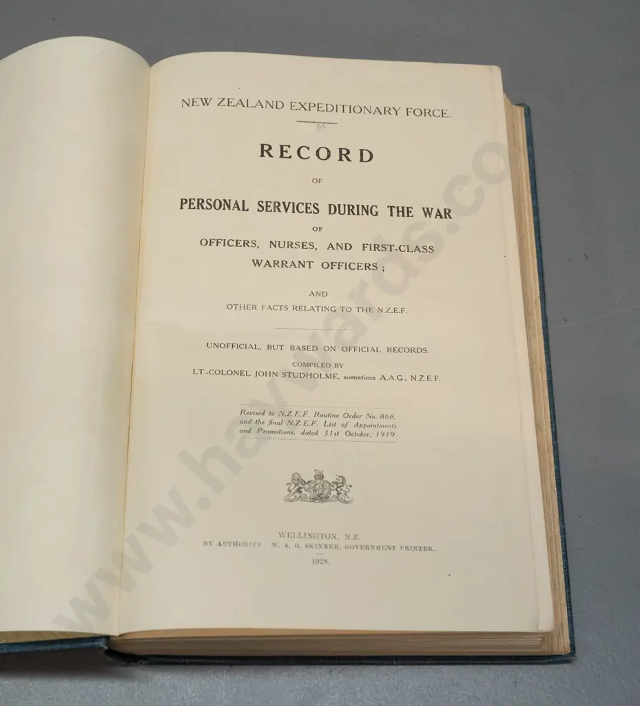 3 WWII history books - 2 in the Official History series incld. Problems of the 2nd NZEF, signed by author, 2nd NZ Image 1++