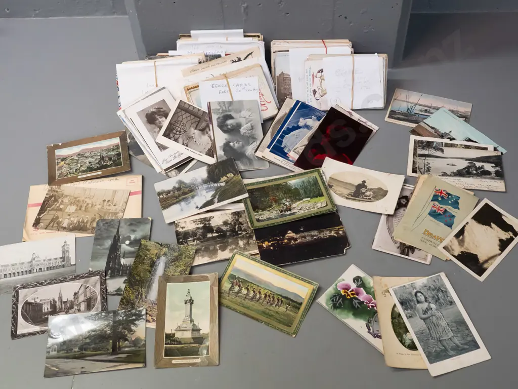 large collection of postcards, most in postmarked/used condition, including Port Chalmers regatta, Dunedin, NZ scenic & Image 1++