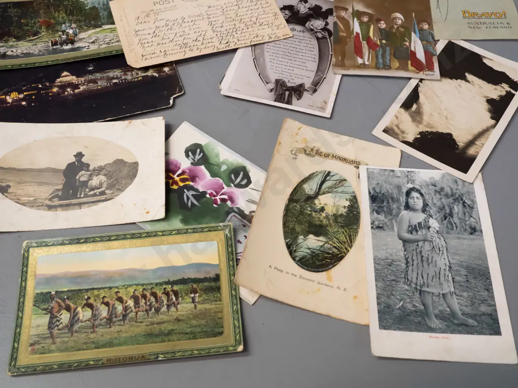 large collection of postcards, most in postmarked/used condition, including Port Chalmers regatta, Dunedin, NZ scenic & Image 1++