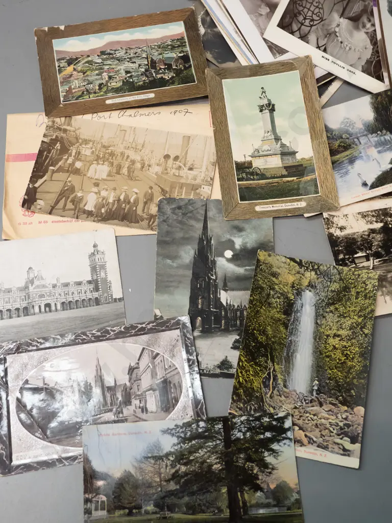 large collection of postcards, most in postmarked/used condition, including Port Chalmers regatta, Dunedin, NZ scenic & Image 1++