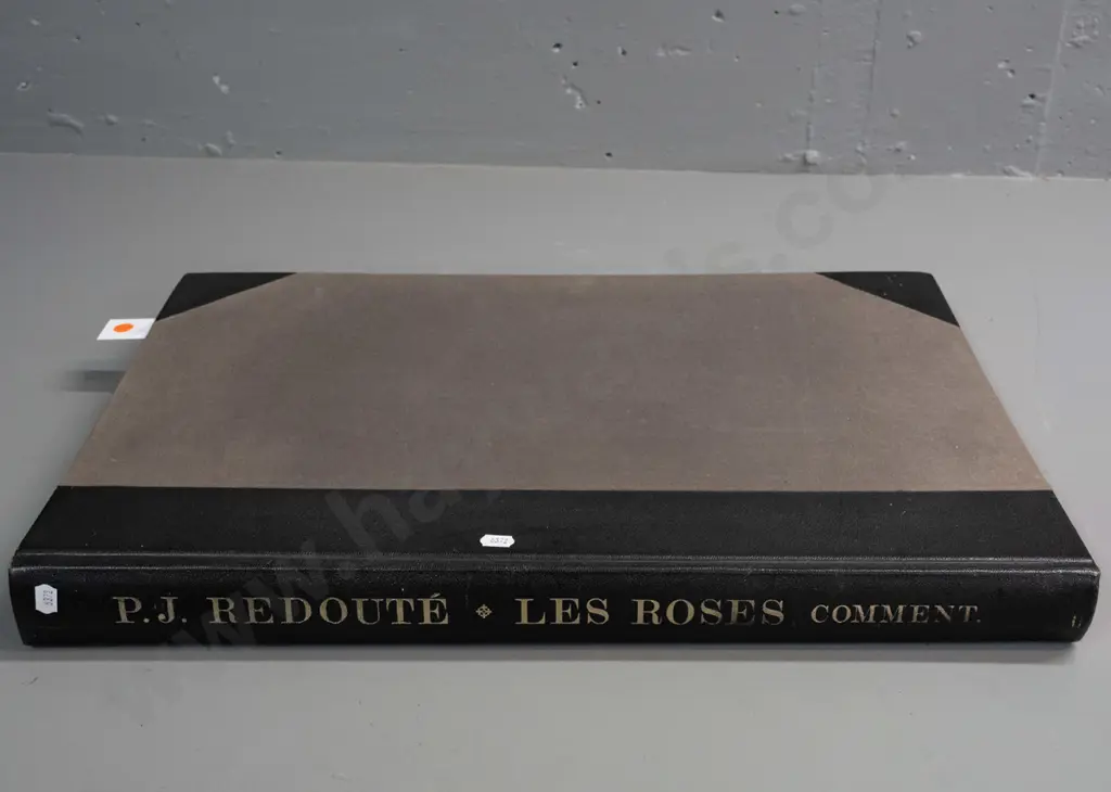 large hard cover book - P.J. Redoute - The Roses, Volume 4 with commentaries, pub. De Schutter, Antwerp 1978. Image 1++