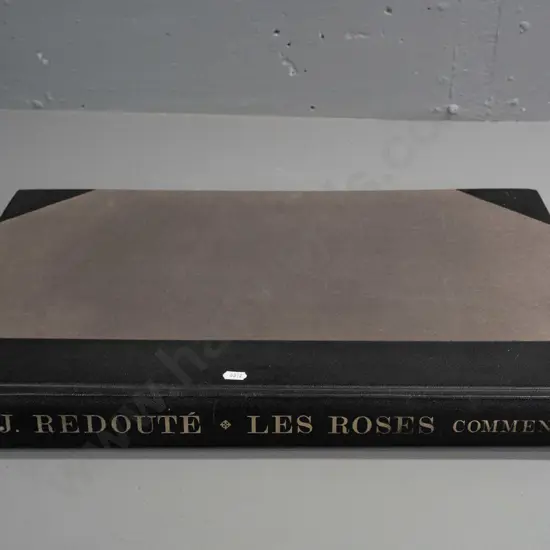 large hard cover book - P.J. Redoute - The Roses, Volume 4 with commentaries, pub. De Schutter, Antwerp 1978.