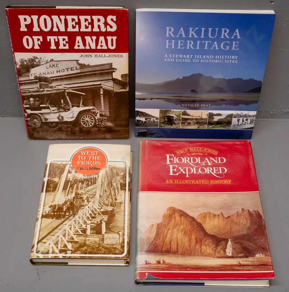 4 South Island local history books and publications - Fiordland, Te Anau, Stewart Island, etc. Image 1++