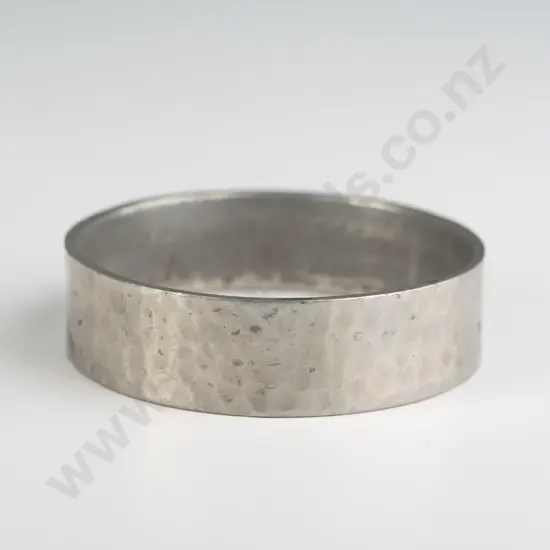 Roush pewter handmade bangle stamped