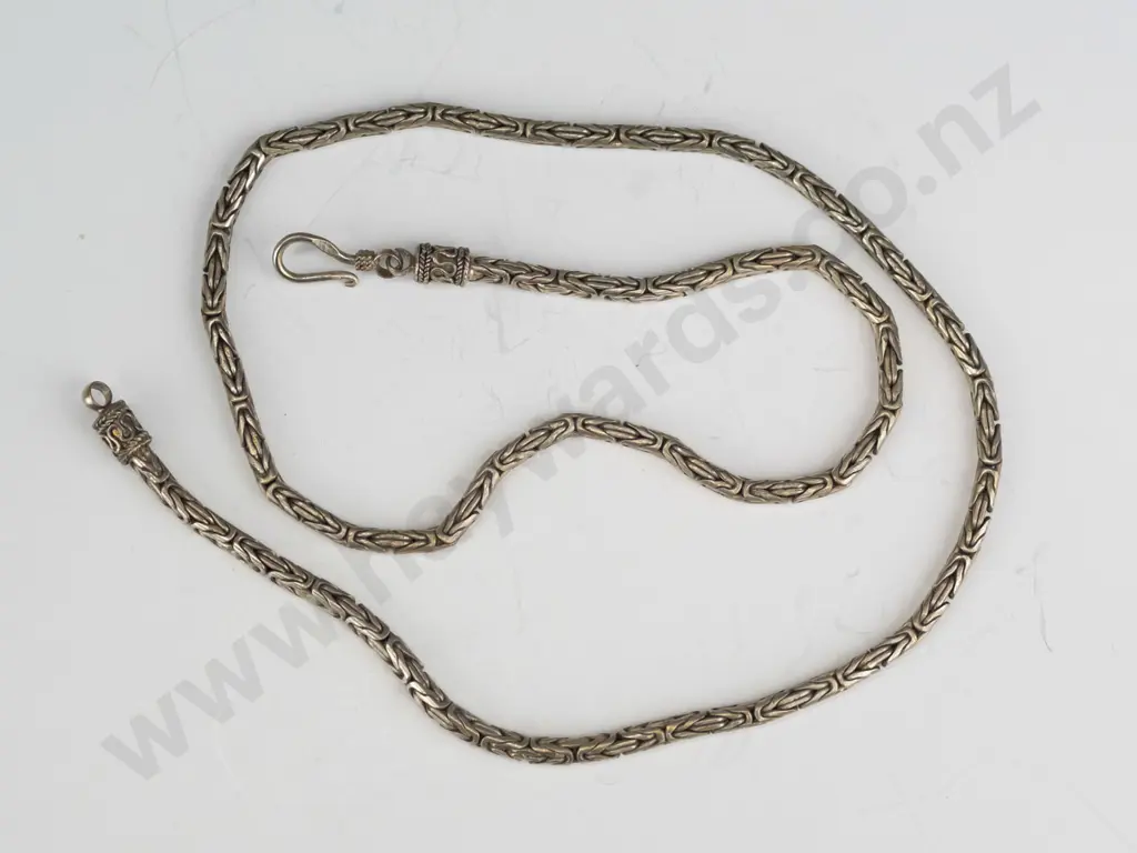 silver link necklace stamped 925 Image 1++