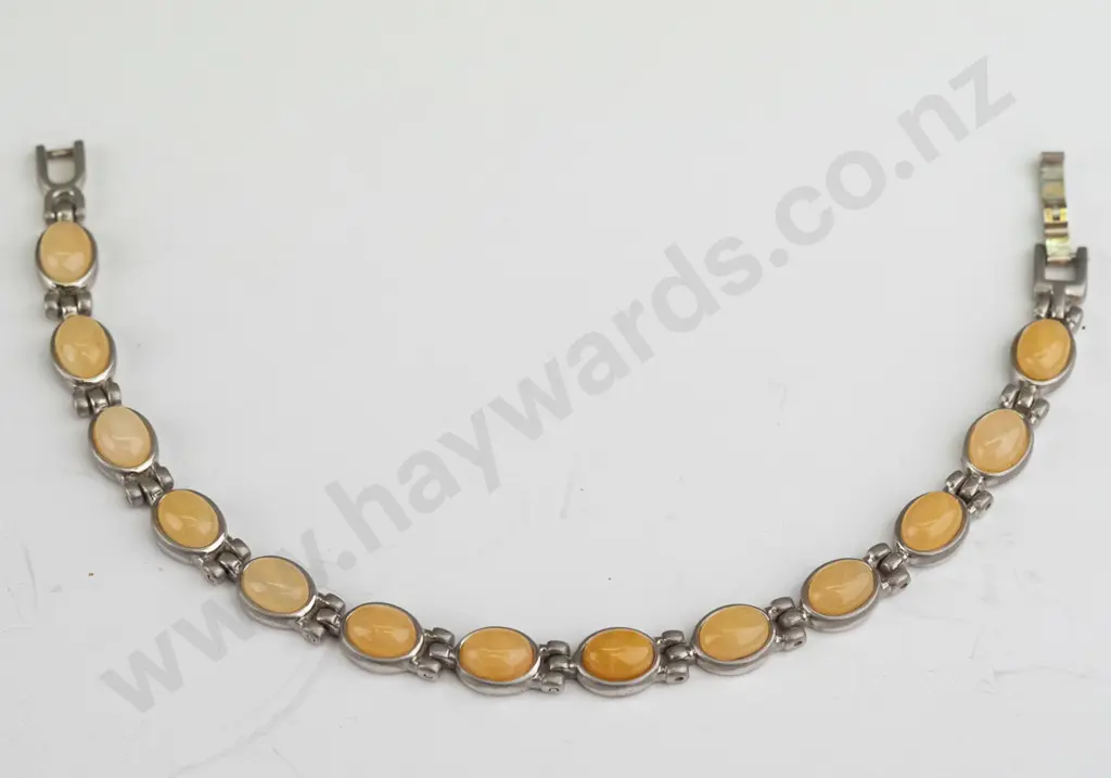 bracelet with yellow stones no mark Image 1++