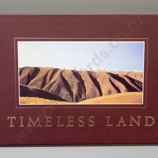 slip-cased hard cover book - Timeless Land - 1995 limited edition 111 of 300, signed by Grahame Sydney, Owen Marshall &
