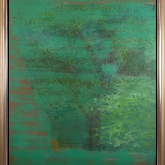Soumen Das 1997-98 - oil on canvas "Throughout the window" H1530 W1210