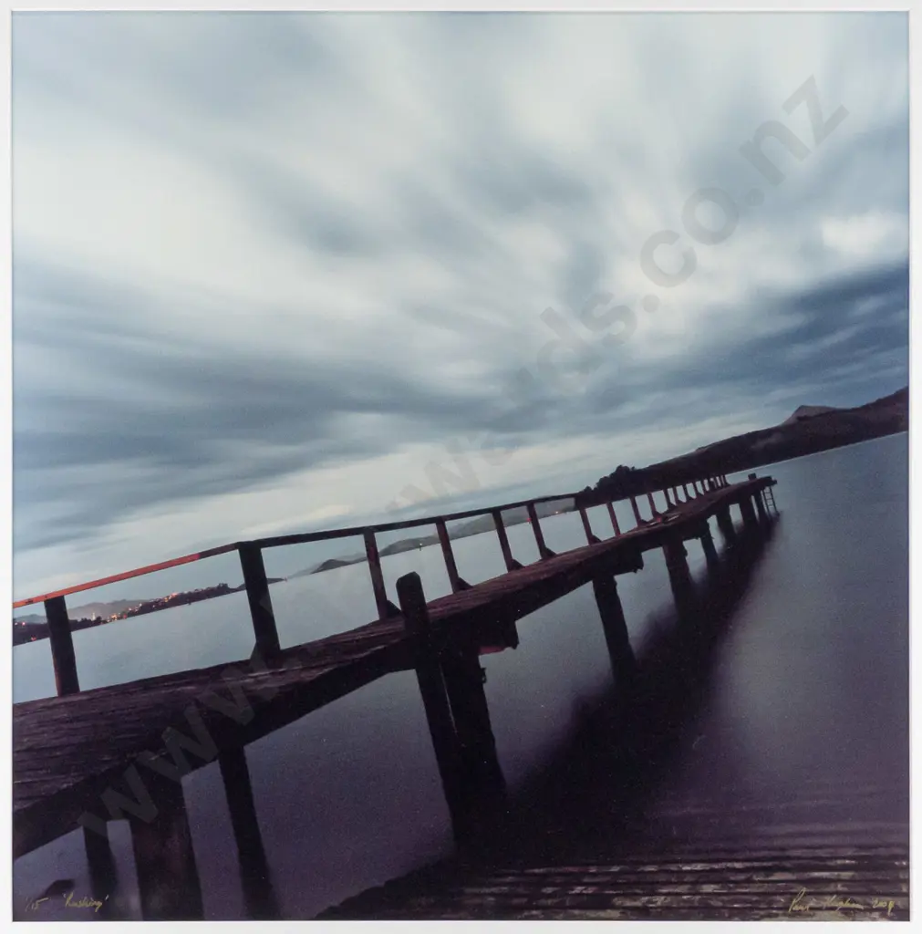 Paul Hughson - framed photograph "Rushing - St Leonards" H480 W480 Image 1++