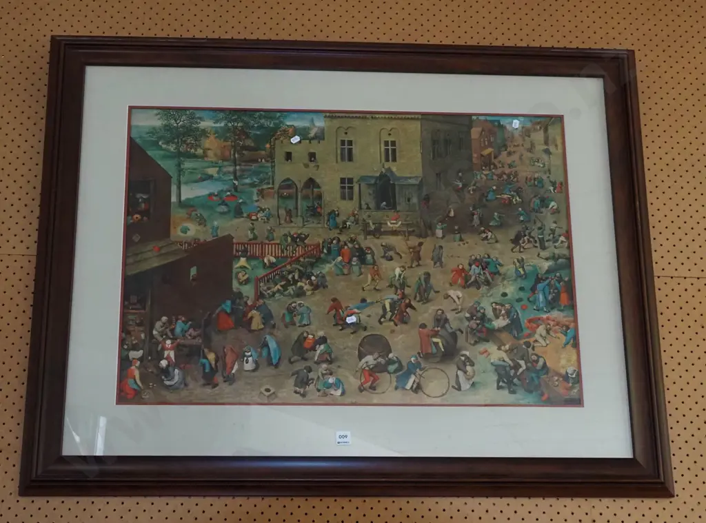 framed Bruegel print H-930 W-1130 Image 1++