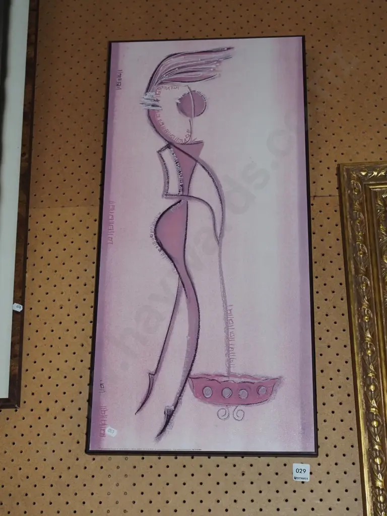 framed print - abstract woman Image 1++