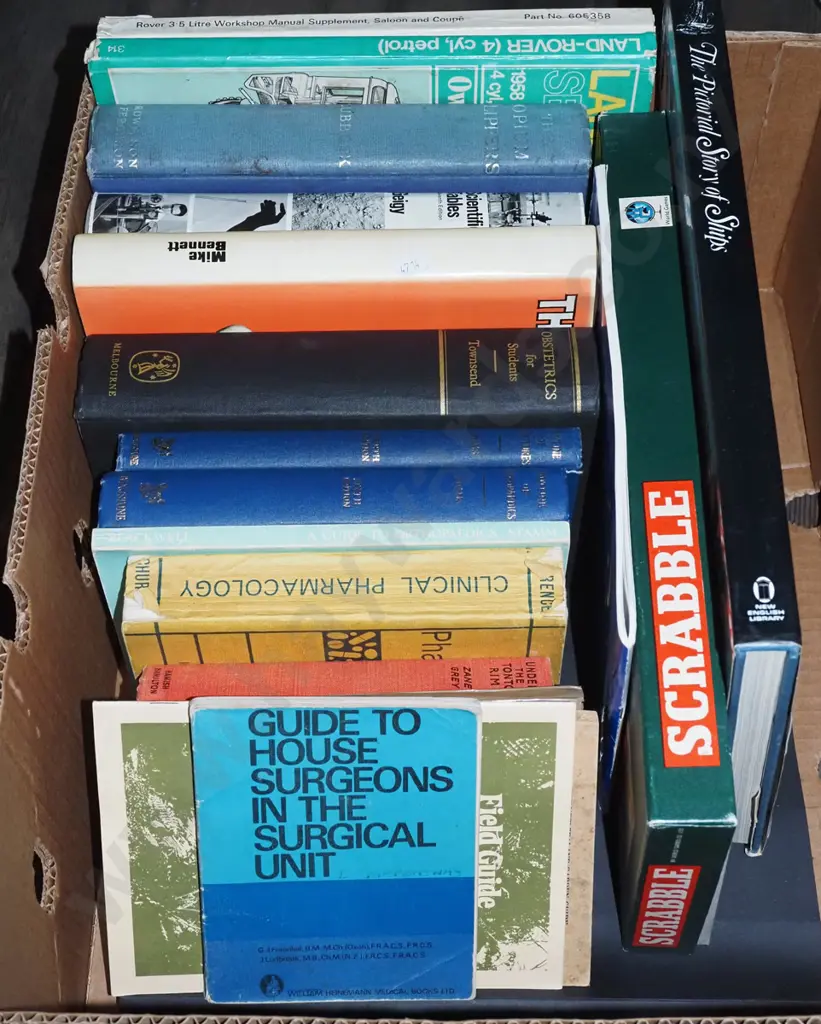 box of books, Scrabble Image 1++