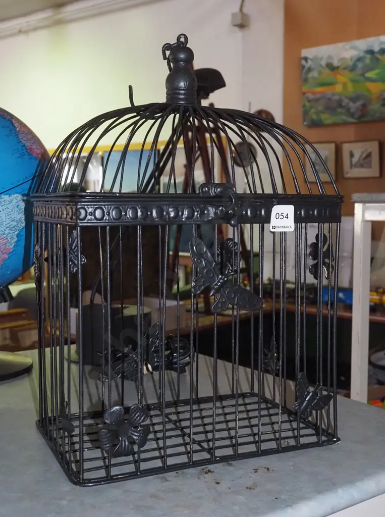 metal hanging ornamental birdcage H-400 Image 1++