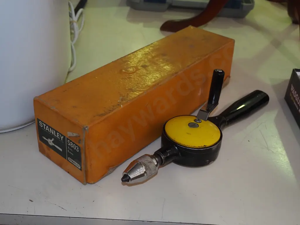 boxed Stanley egg beater drill Image 1++