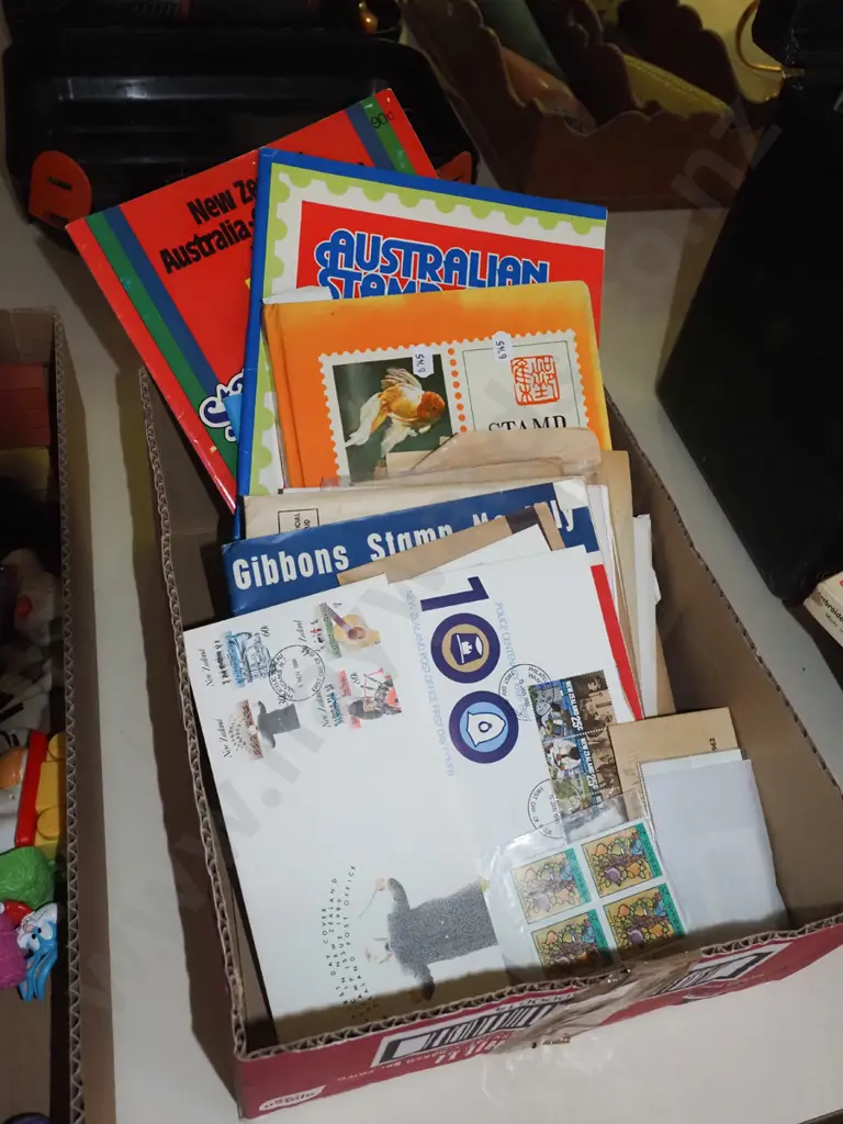 box; first day covers etc Image 1++