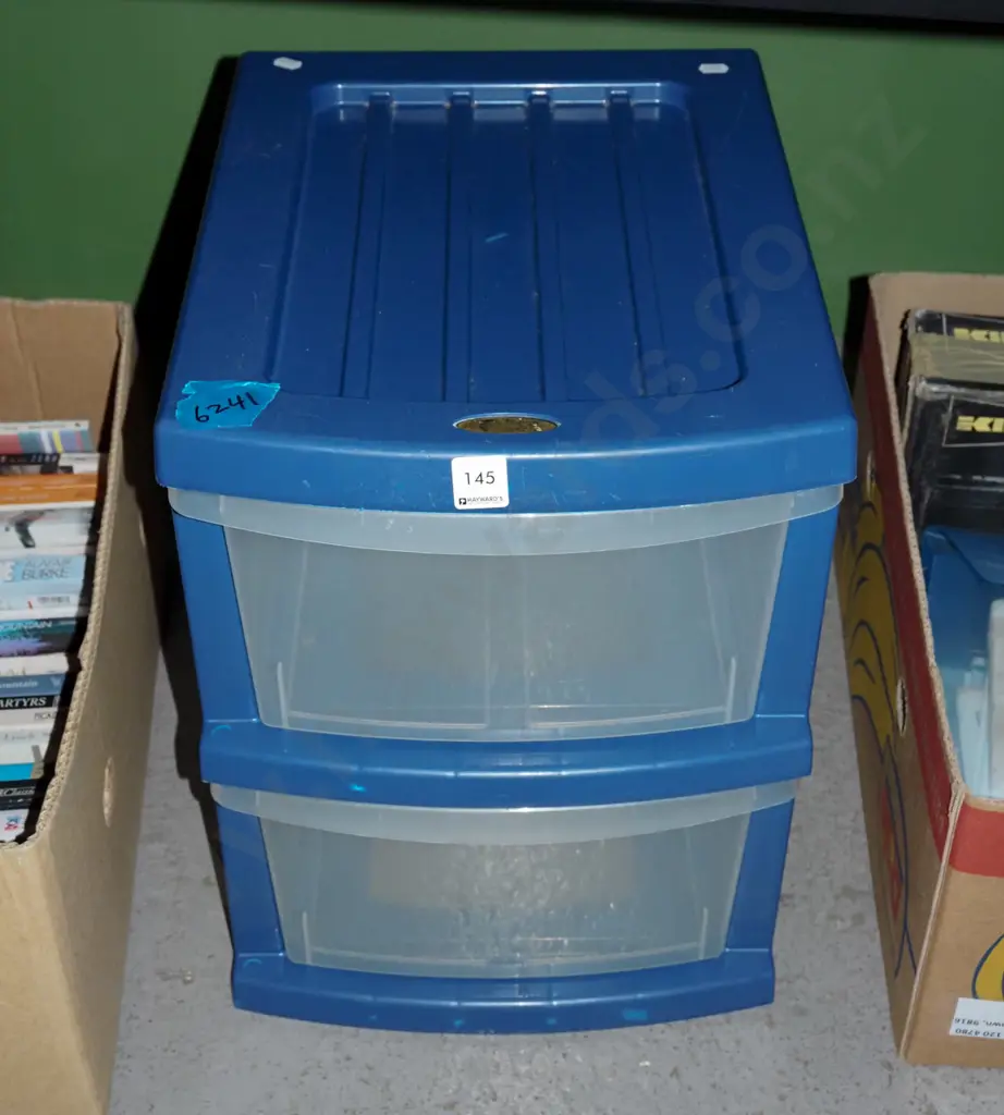 Taurus plastic 2 drawer chest Image 1++