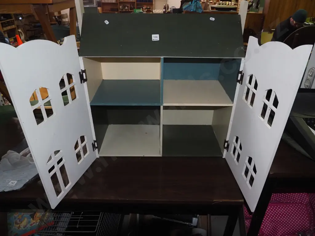homemade wooden dollshouse H-640 W-620 D-280 Image 1++