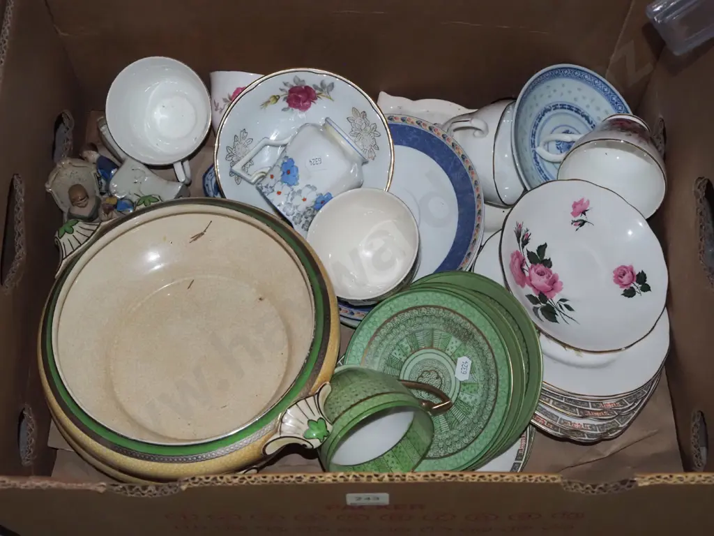 box; cups, saucers, bowls etc Image 1++