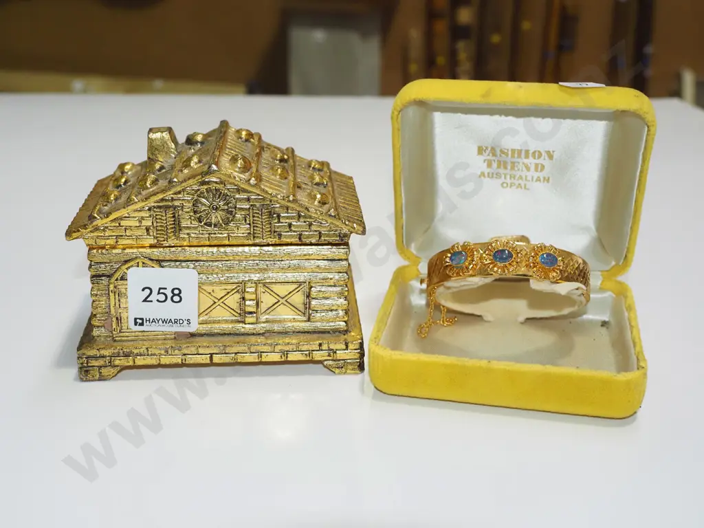 cased bangle, small jewellery box Image 1++
