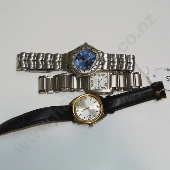 3x wristwatches