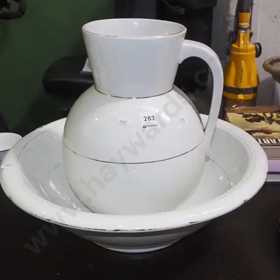 wash jug and bowl