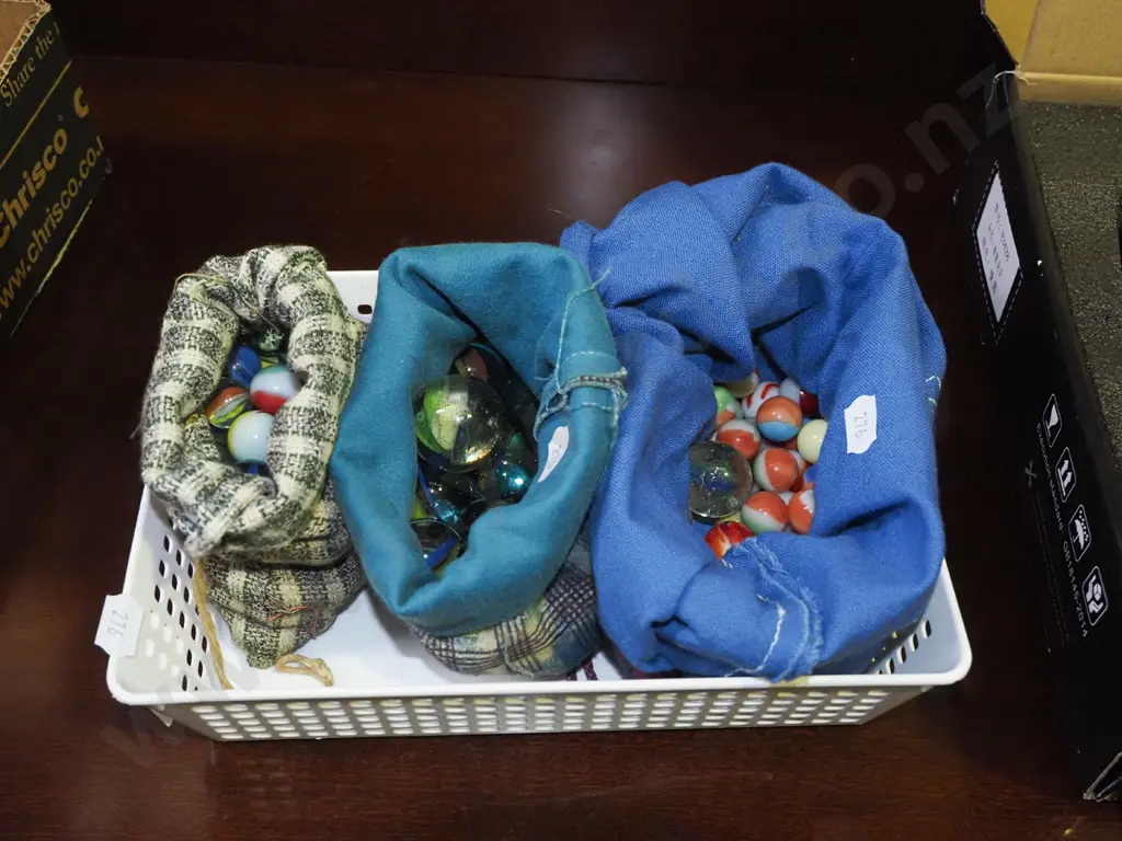 3x bags of marbles Image 1++