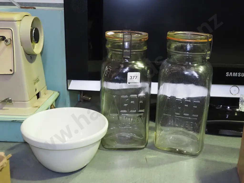 2x Agee storage containers, small bowl Image 1++