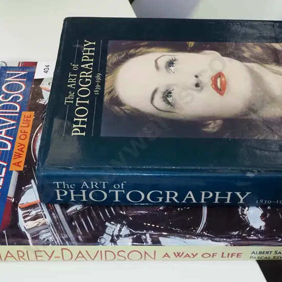 Harley Davidson book, photography book