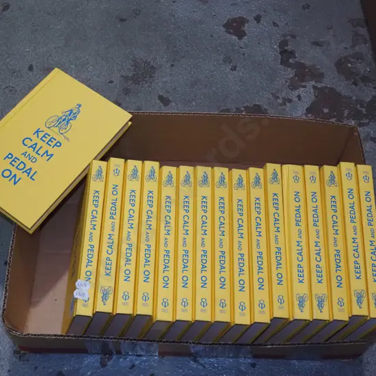 box of cycling books