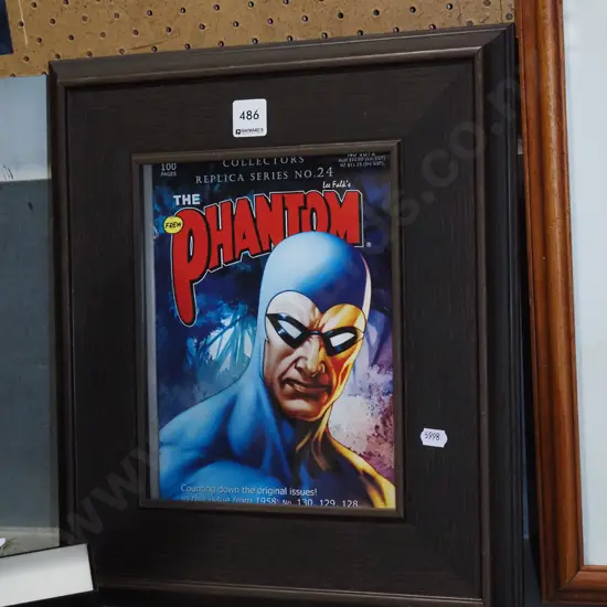 framed Phanton comic book