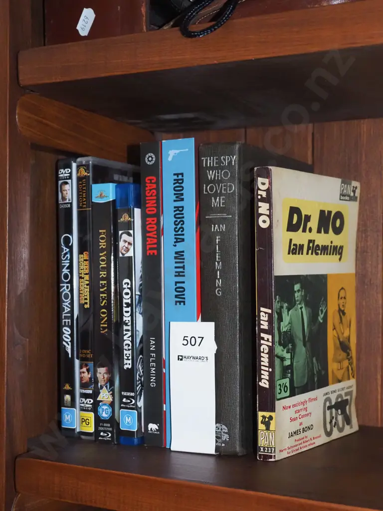 James Bond books, DVDs Image 1++