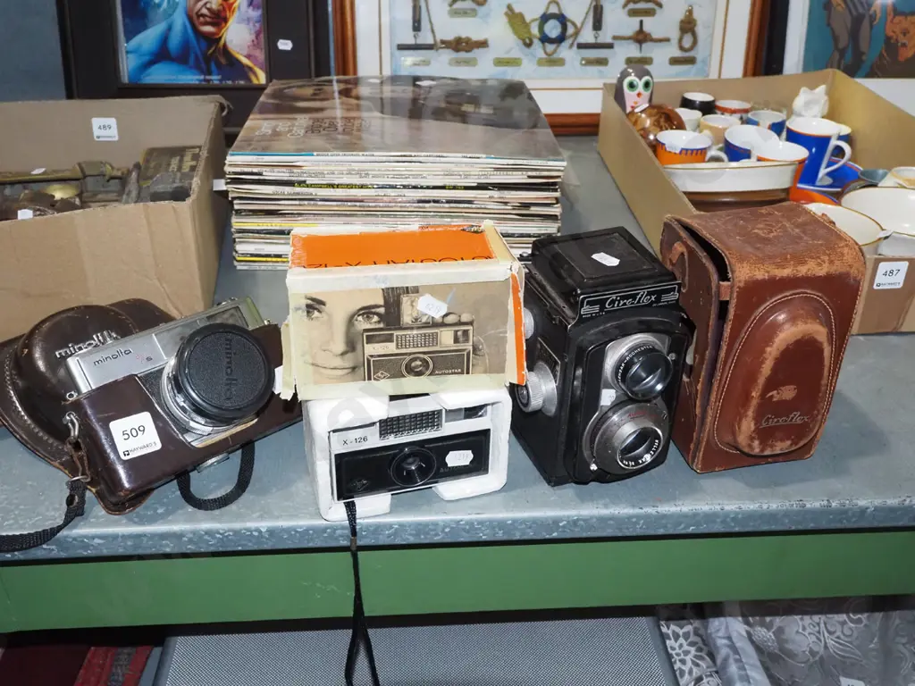 Minolta 35mm camera, Agfa camera,  reflex camera Image 1++