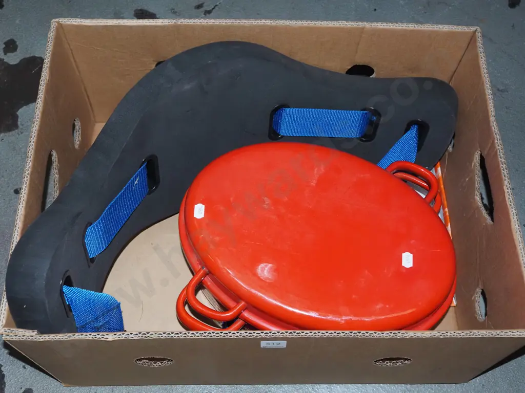 box; red and blue casserole, aqua jogging belt Image 1++
