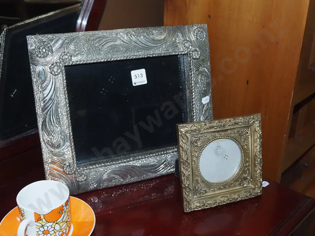 ornate alloy photo frame, 1 other photo frame Image 1++
