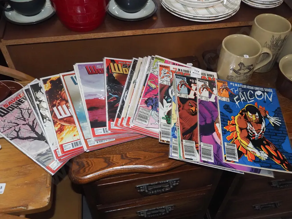 back issues of various Marvel comic books Image 1++