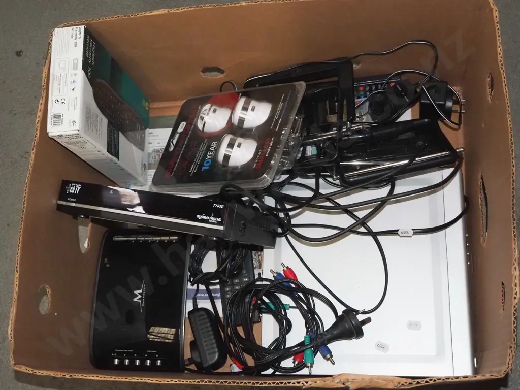 box; smoke alarms, universal remote, Freeview box etc Image 1++