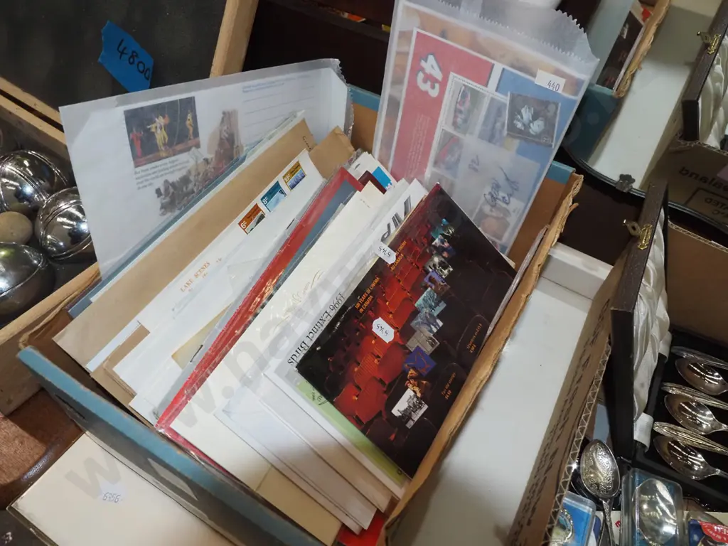 box of first day covers Image 1++