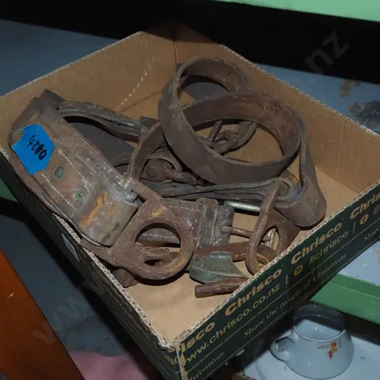 box of horse tack